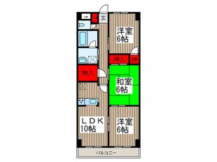 ロマ－ナ壱番館の物件間取画像